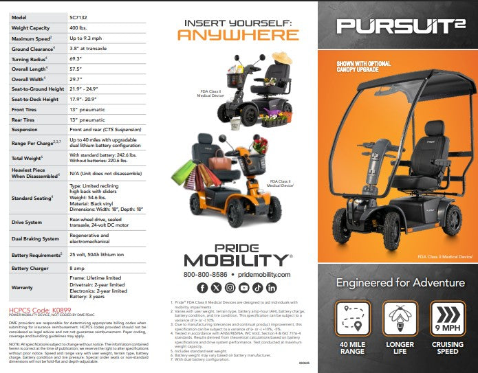 Pursuit® 2 All-Terrain Power