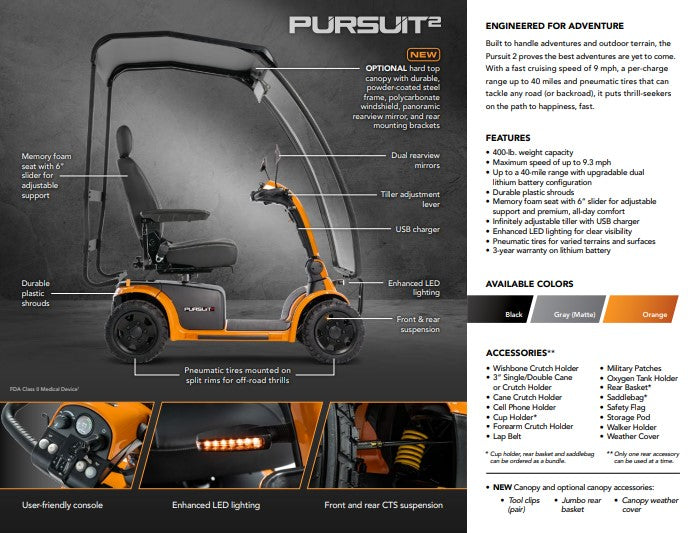 Pursuit® 2 All-Terrain Power