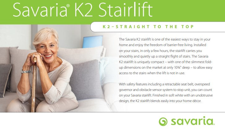 Savaria® K2 Stairlift