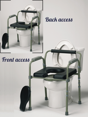 Padded Folding Commode