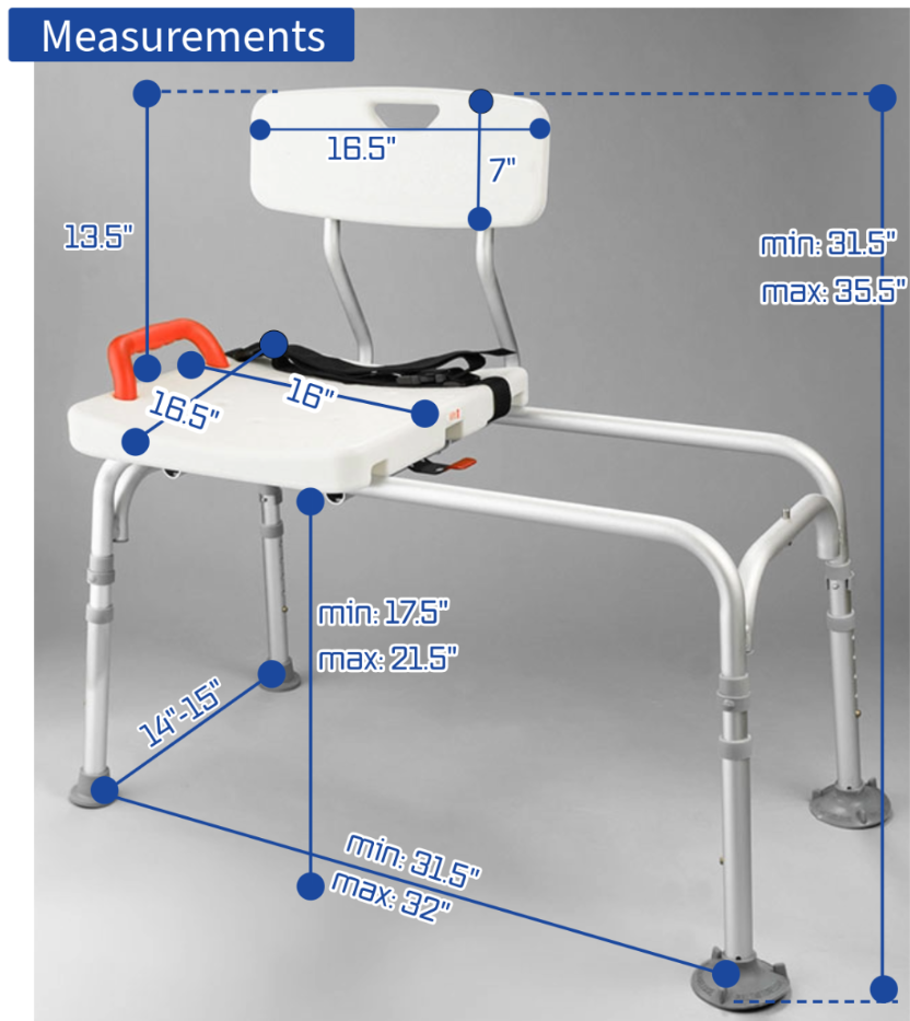 Sliding Bath Transfer Bench