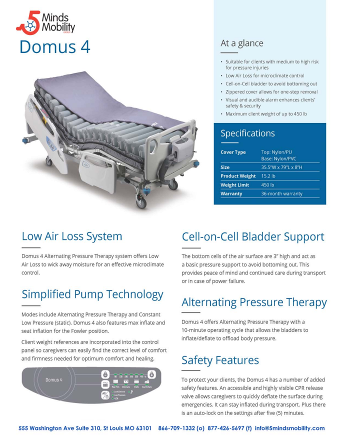 Domus 4 Alternating Pressure Mattress