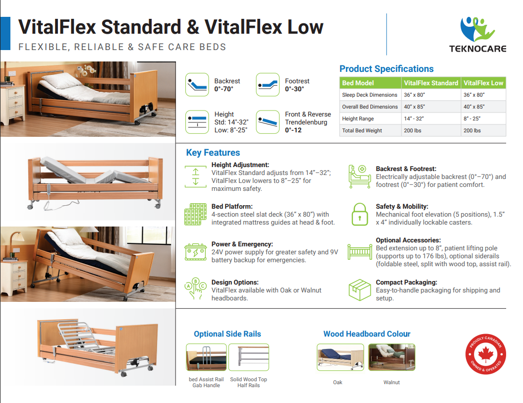 VitalFlex Homecare Bed
