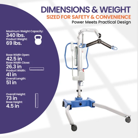 Joerns Hoyer Advance Portable Electric Patient Lift