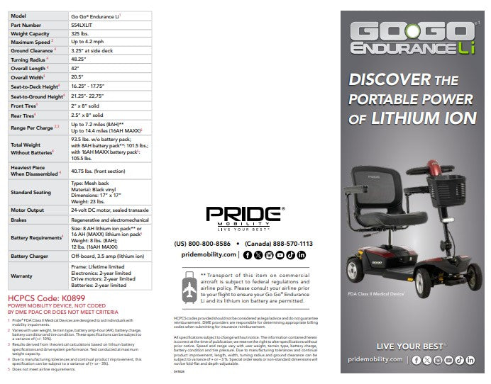 Go Go® Endurance Li